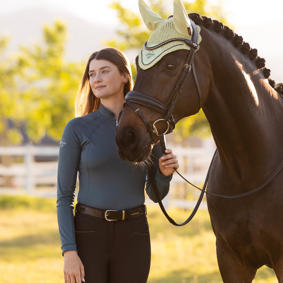 LeMieux Halle Lightweight Base Layer, Jungle