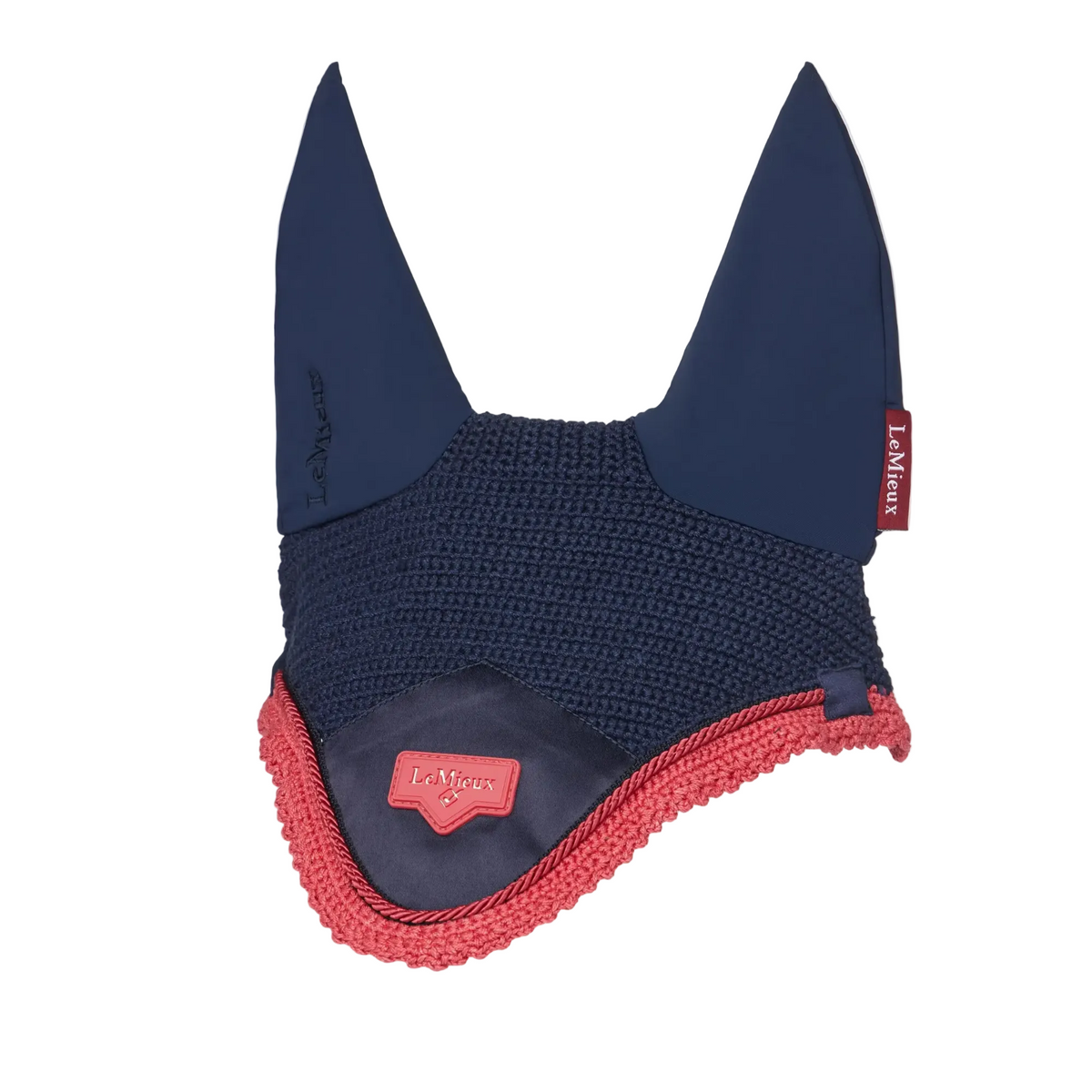 LeMieux Loire Ear Bonnet, Navy/Cranberry – M & M Tack Shop