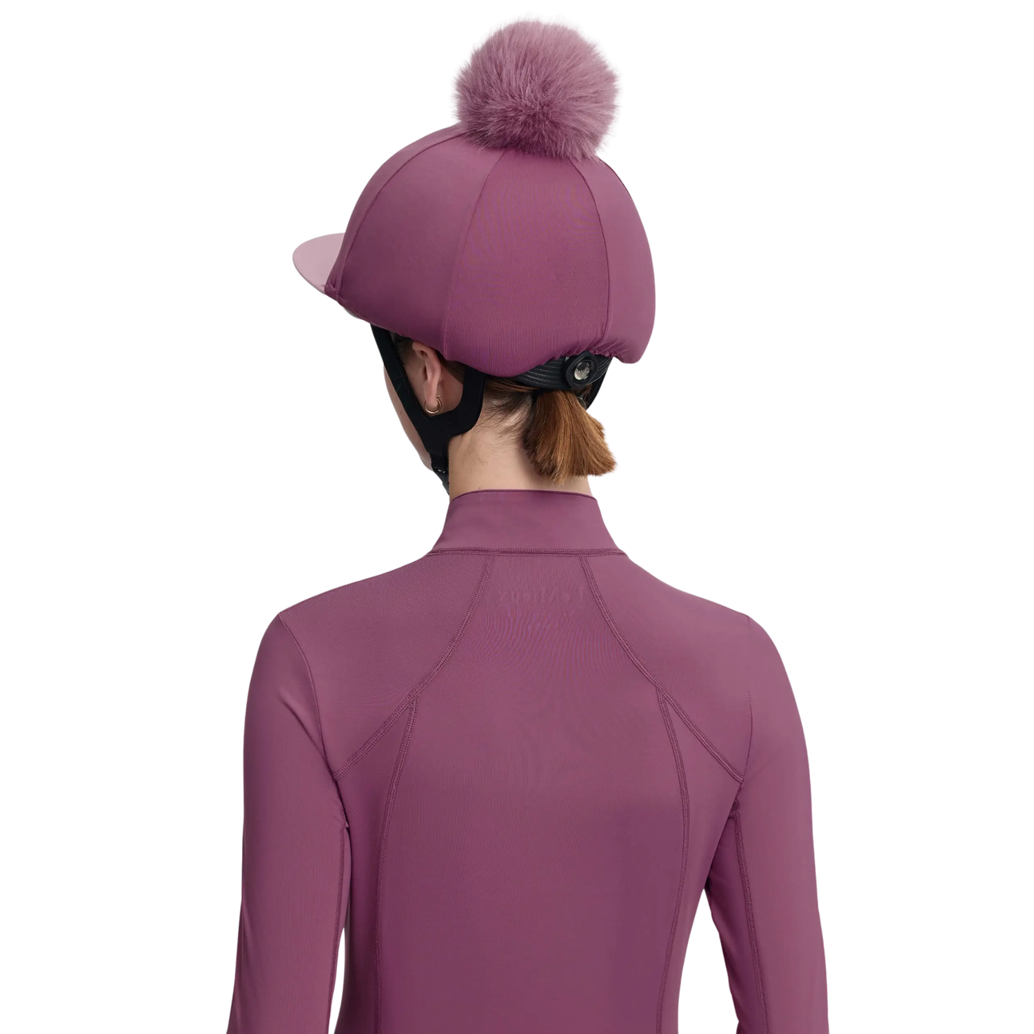 LeMieux Classique Pom Hat Silk, Mallow