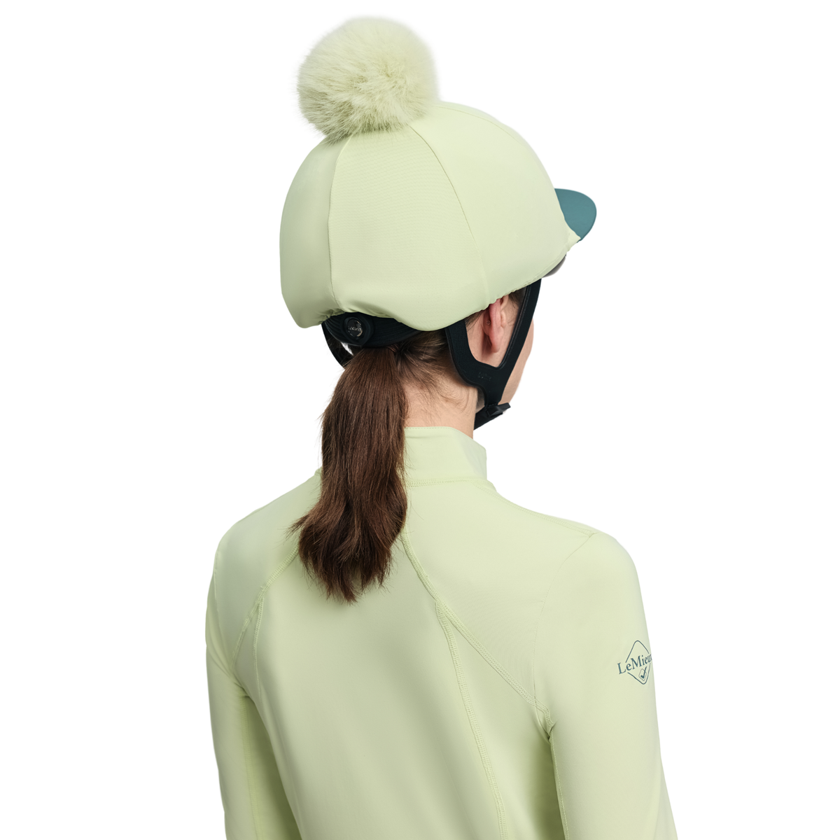 LeMieux Classique Pom Hat Silk, Macaron