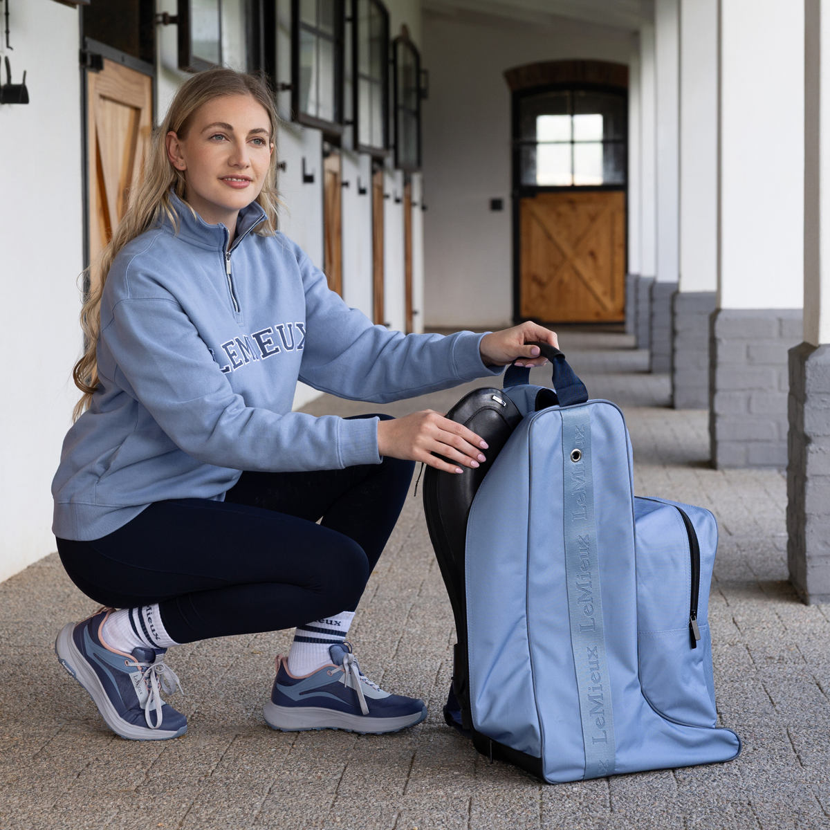 LeMieux Boot &amp; Hat Bag, Powder Blue
