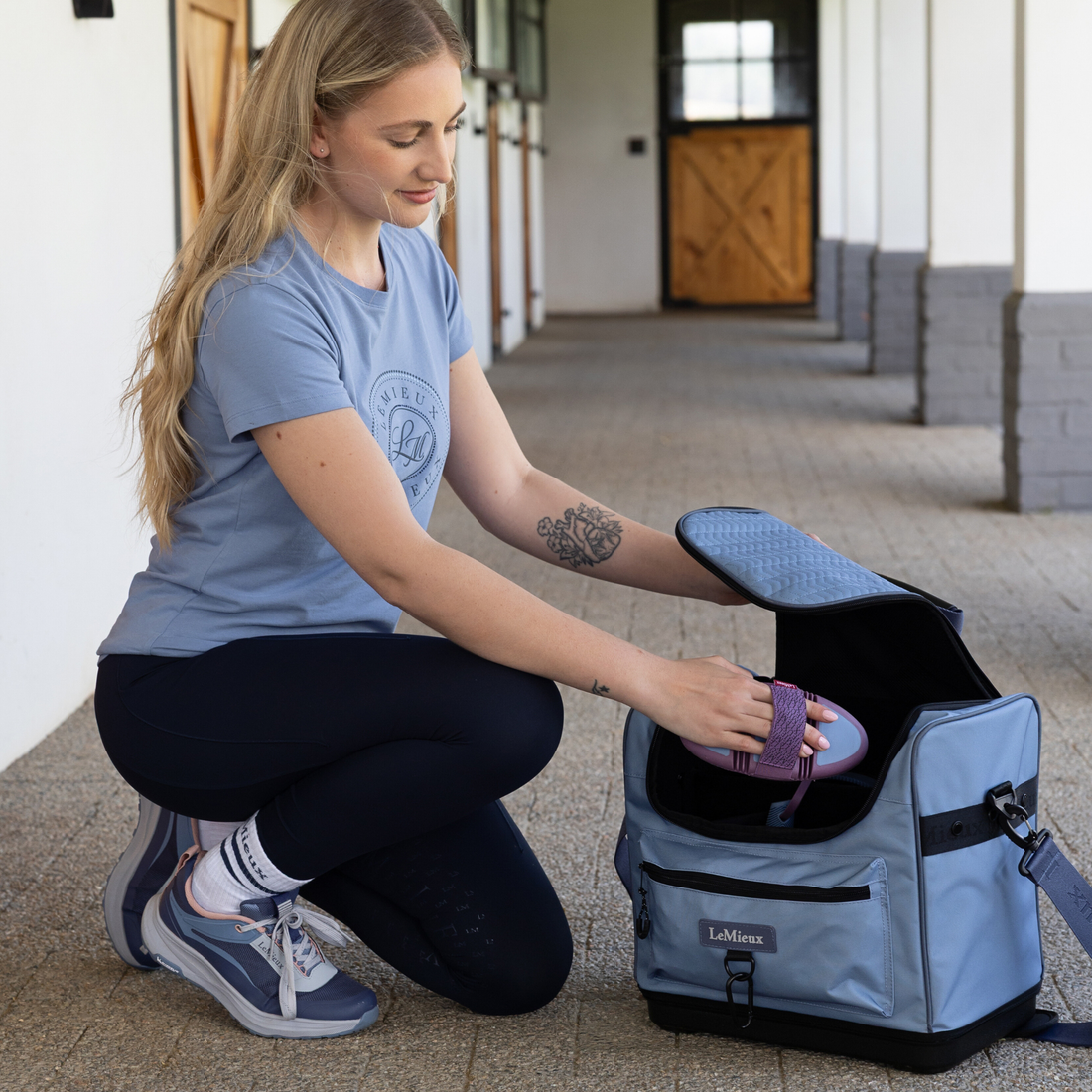 LeMieux Elite Pro Grooming Bag, Powder Blue