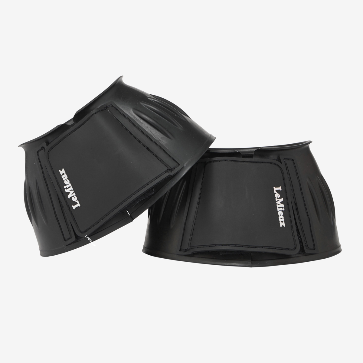 LeMieux Rubber Bell Boots, Black