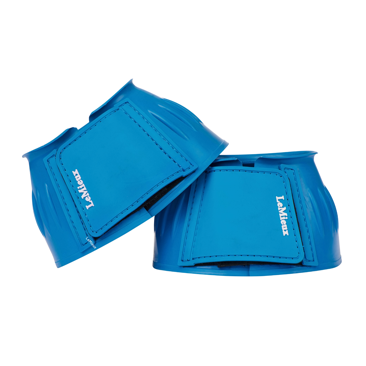 LeMieux Rubber Bell Boots, Benetton Blue