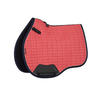 LeMieux Suede GP Square Pad, Cranberry