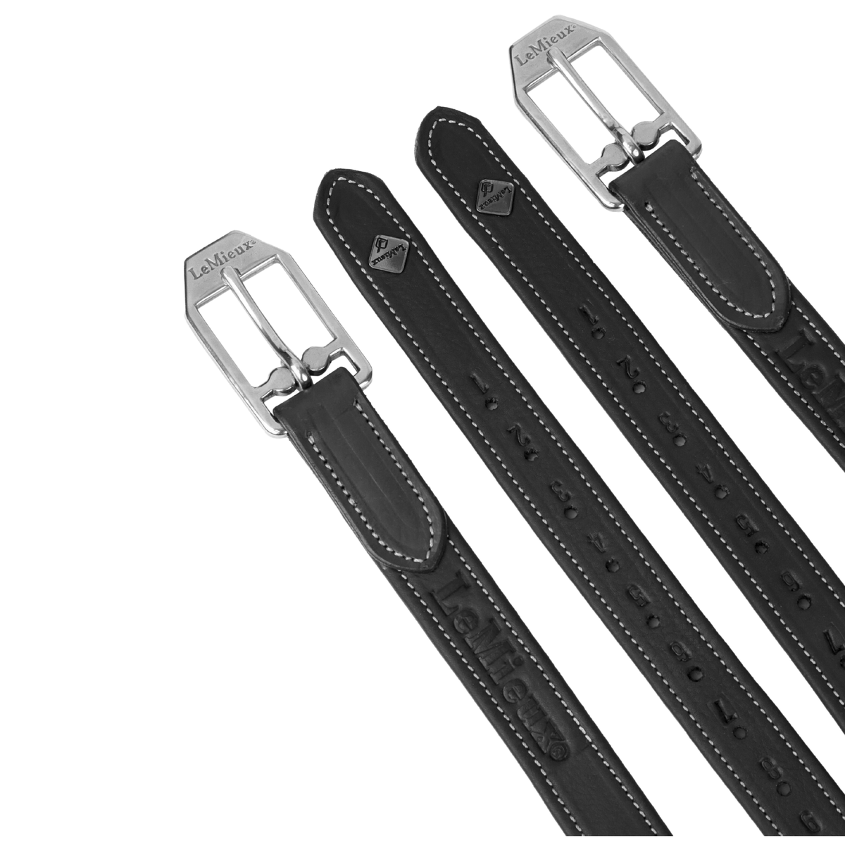 LeMieux Vector Stirrup Leather, Black