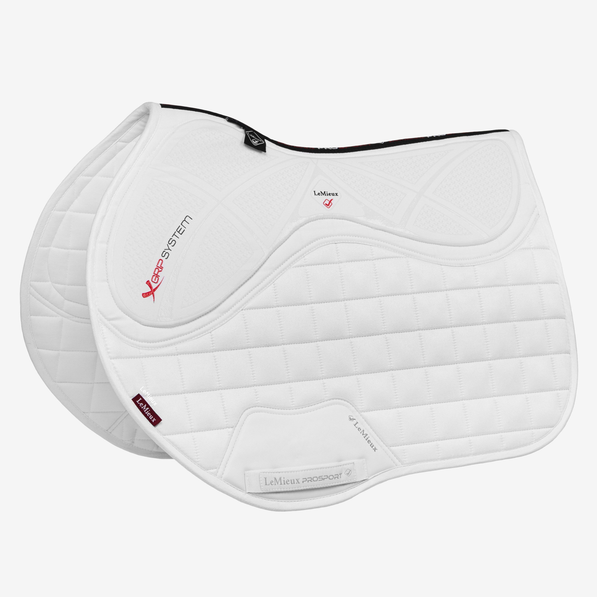 LeMieux X-Grip Silicone Eurojump Square, White