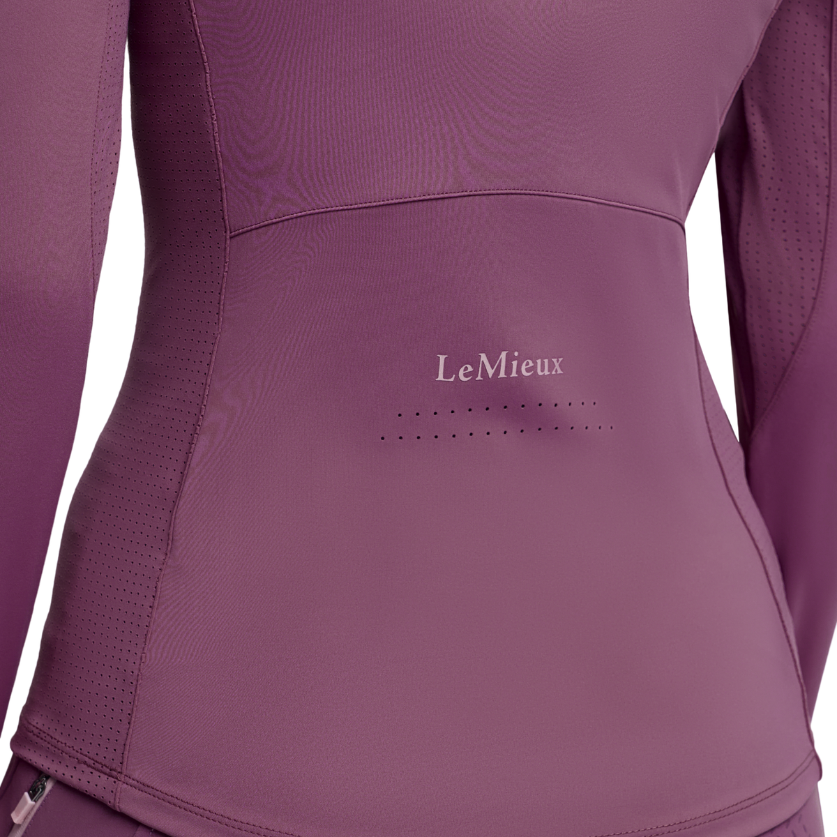 LeMieux Young Rider Airflow Long Sleeve Base Layer, Mallow