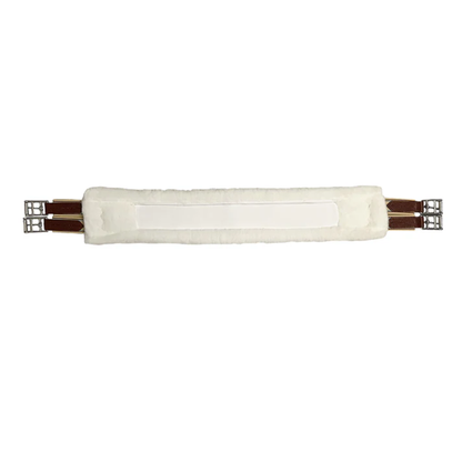 Lettia CoolMax Fleece Lined Girth, Chocolate Brown