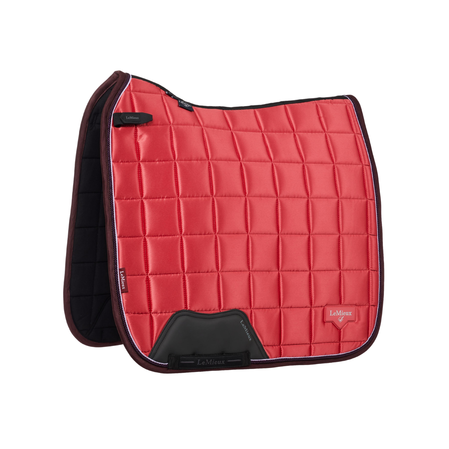 LeMieux Loire Classic Dressage Square Pad, Cranberry