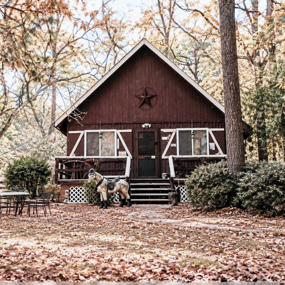 MacNair's Country Acres log cabin circa 1991