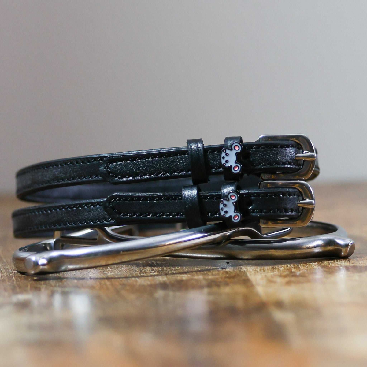 ManeJane Mouse charm spur straps.