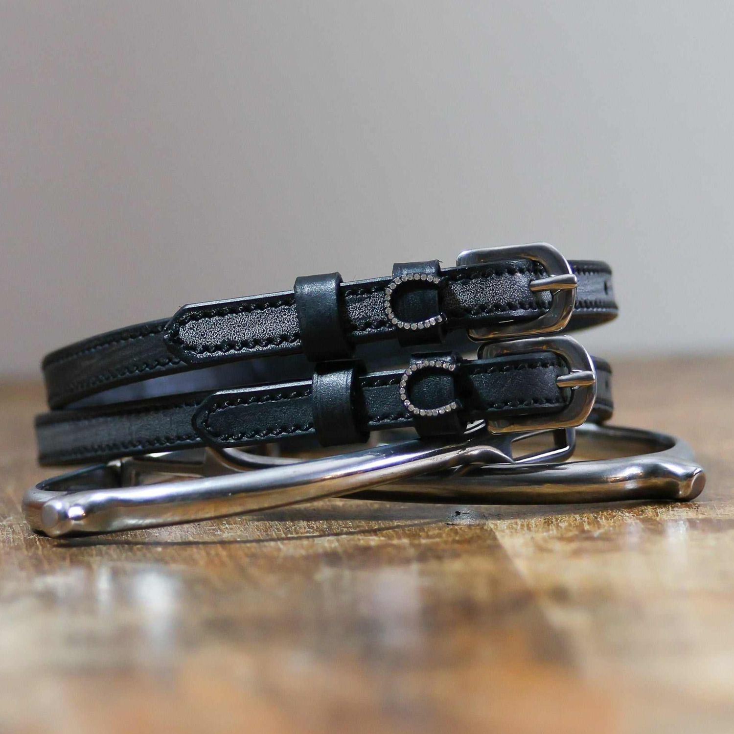 ManeJane Horse Shoes Silver Bling Spur Strap