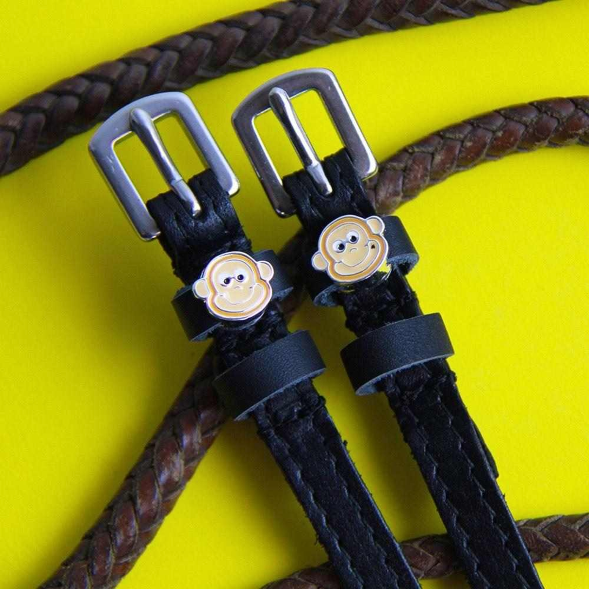 Mane Jane monkey face spur straps.