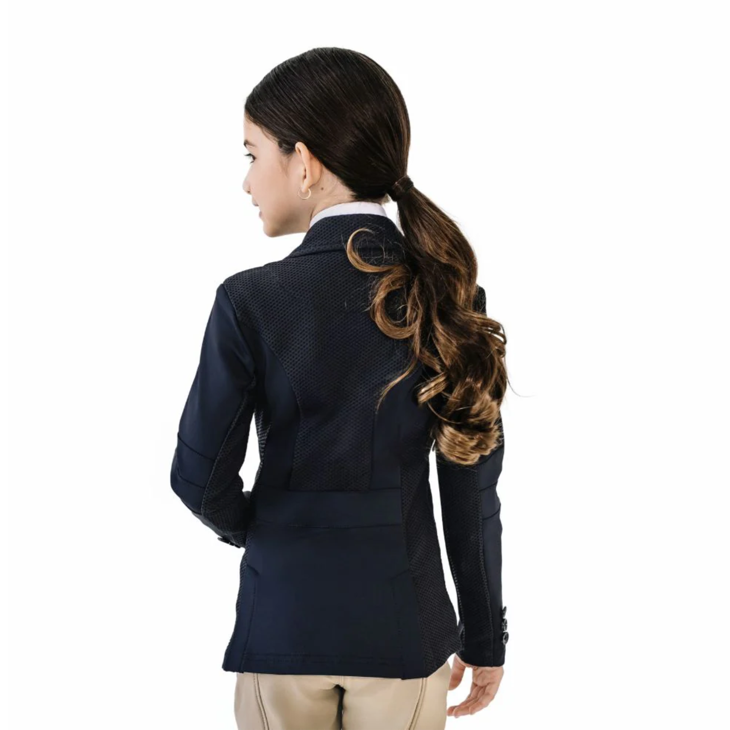 Ovation Kids Hybrid Mesh Show Coat, Navy