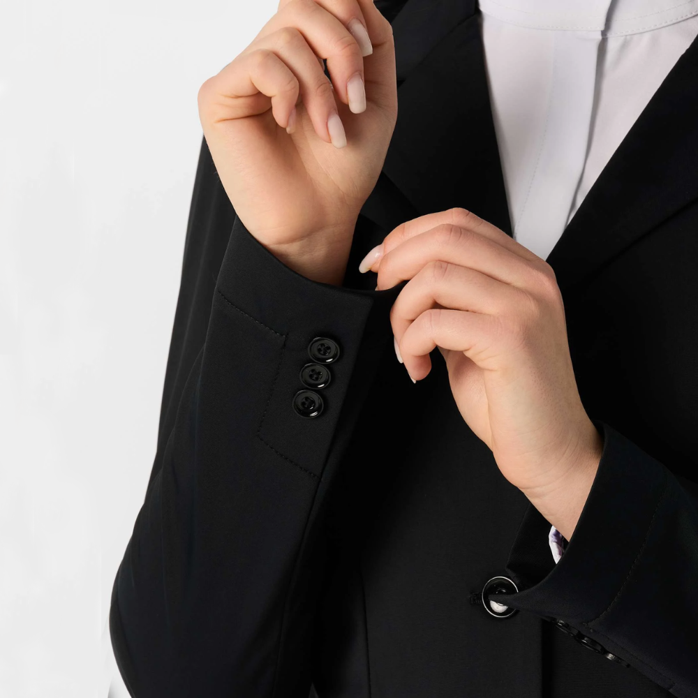 Ovation Powerflex Light 3 Button Show Coat, Black