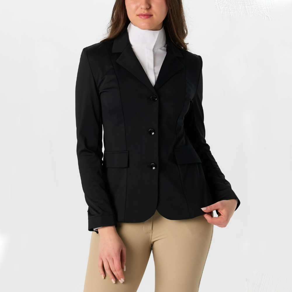 Ovation Powerflex Light 3 Button Show Coat, Black