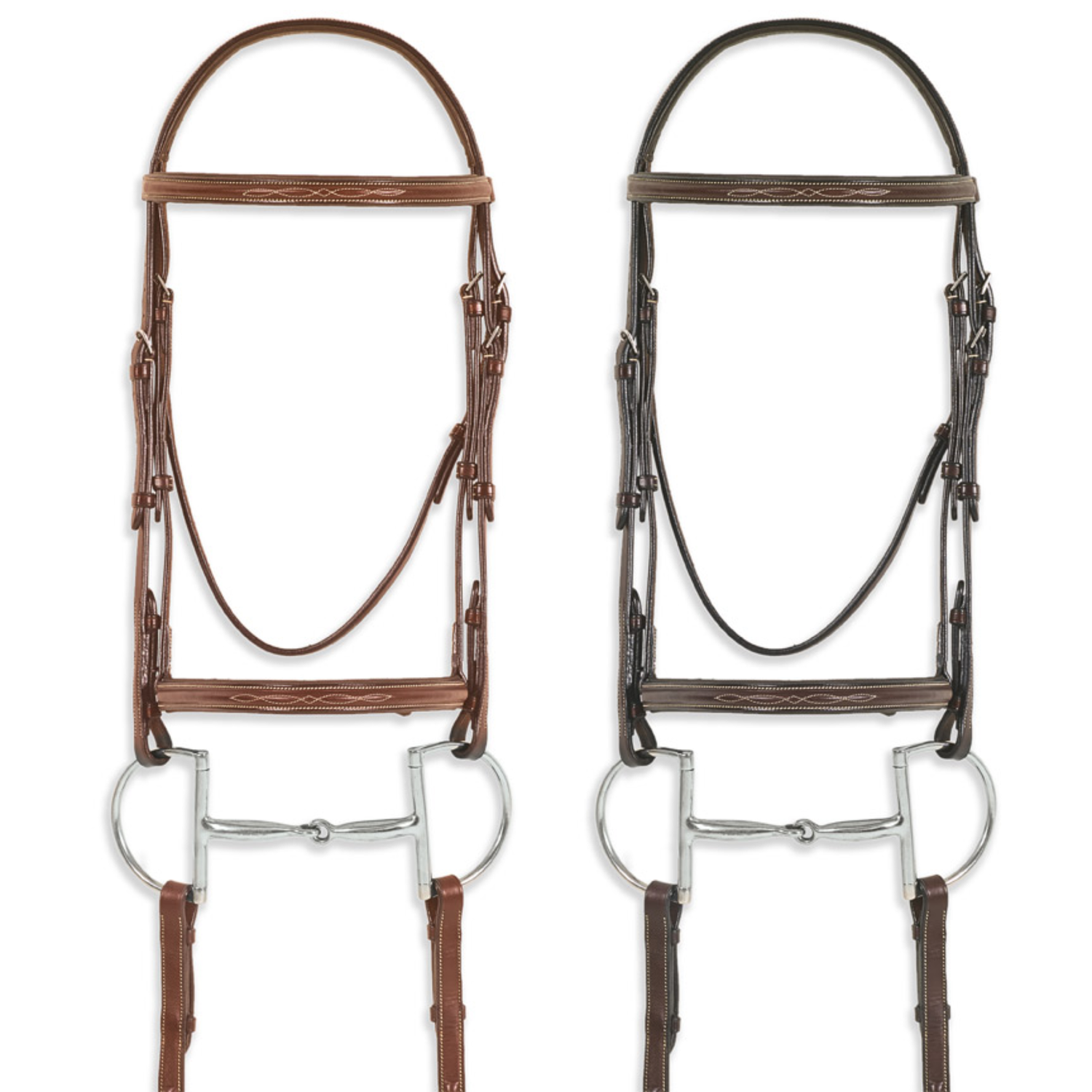 Pessoa PRO Fancy Stitched Raised Bridle