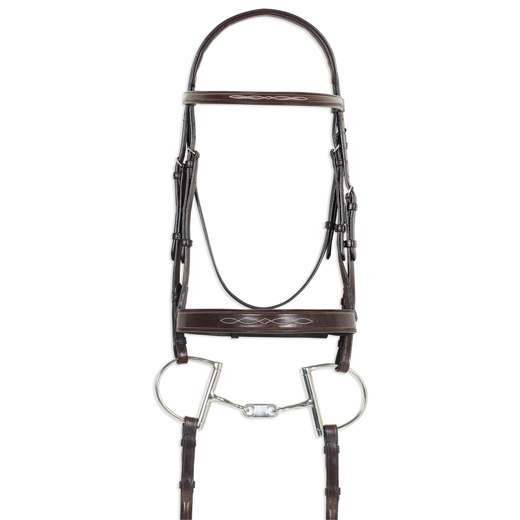 Pessoa PRO Fancy Stitched Raised WIDE Noseband Bridle