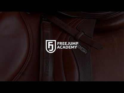 Freejump Classic Wide Stirrup Leathers, Black