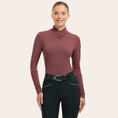 R.J.Classics Jamie Wrap Neck, Apple Butter