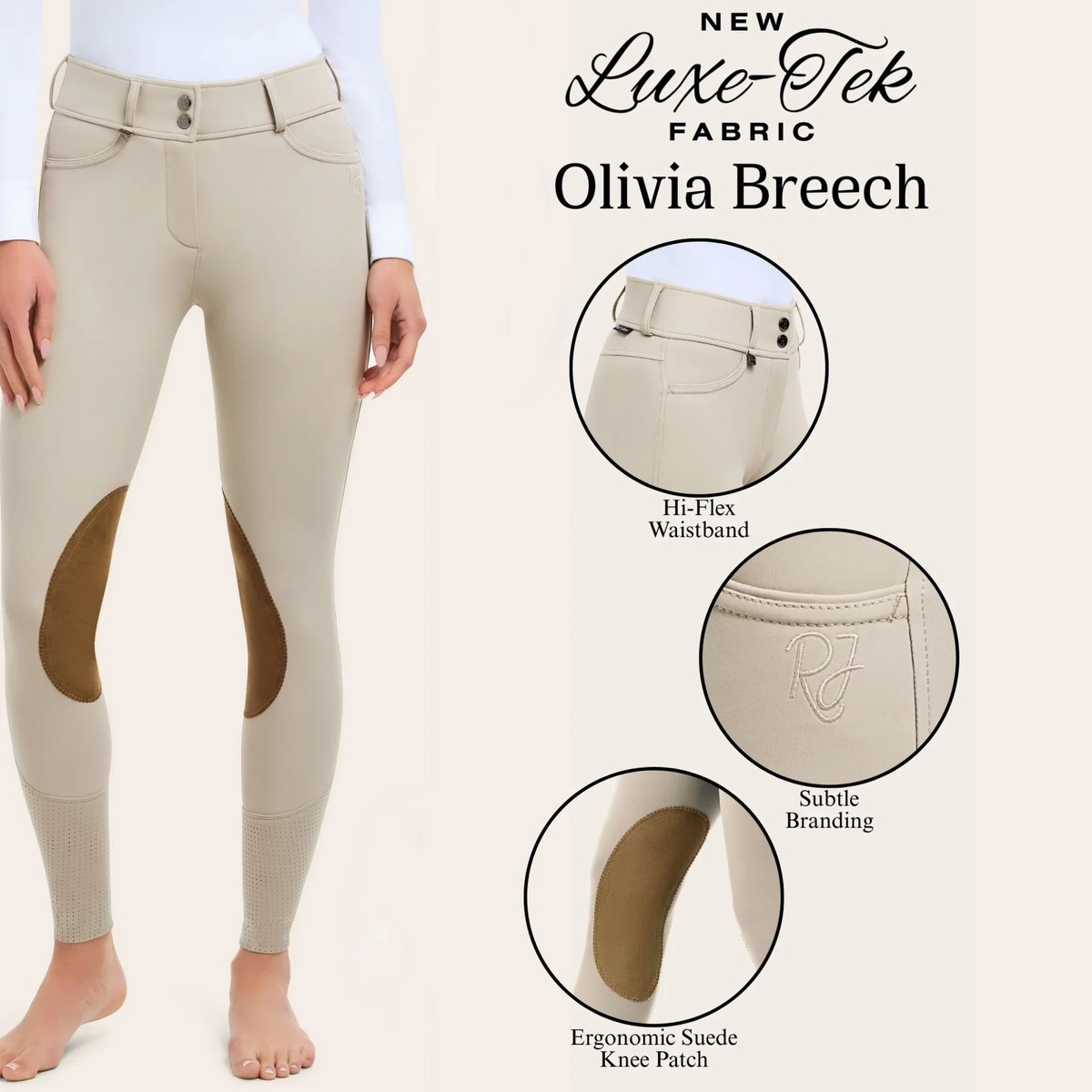 R.J. Classics Olivia Luxe-Tek Breech, Night Sky