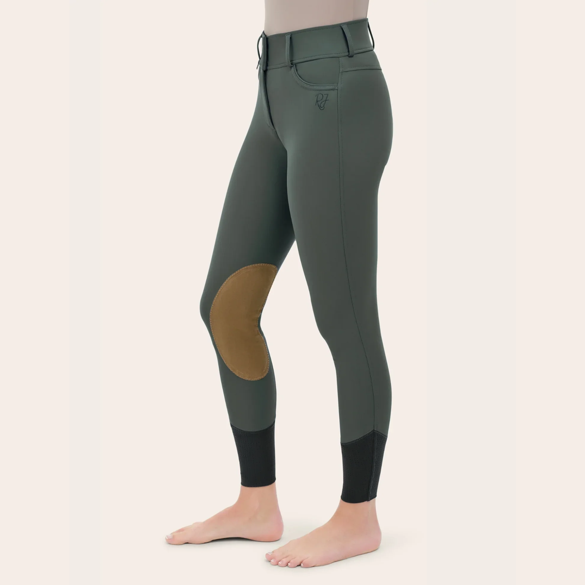 R.J. Classics Olivia Luxe-Tek Breech, Pewter Green