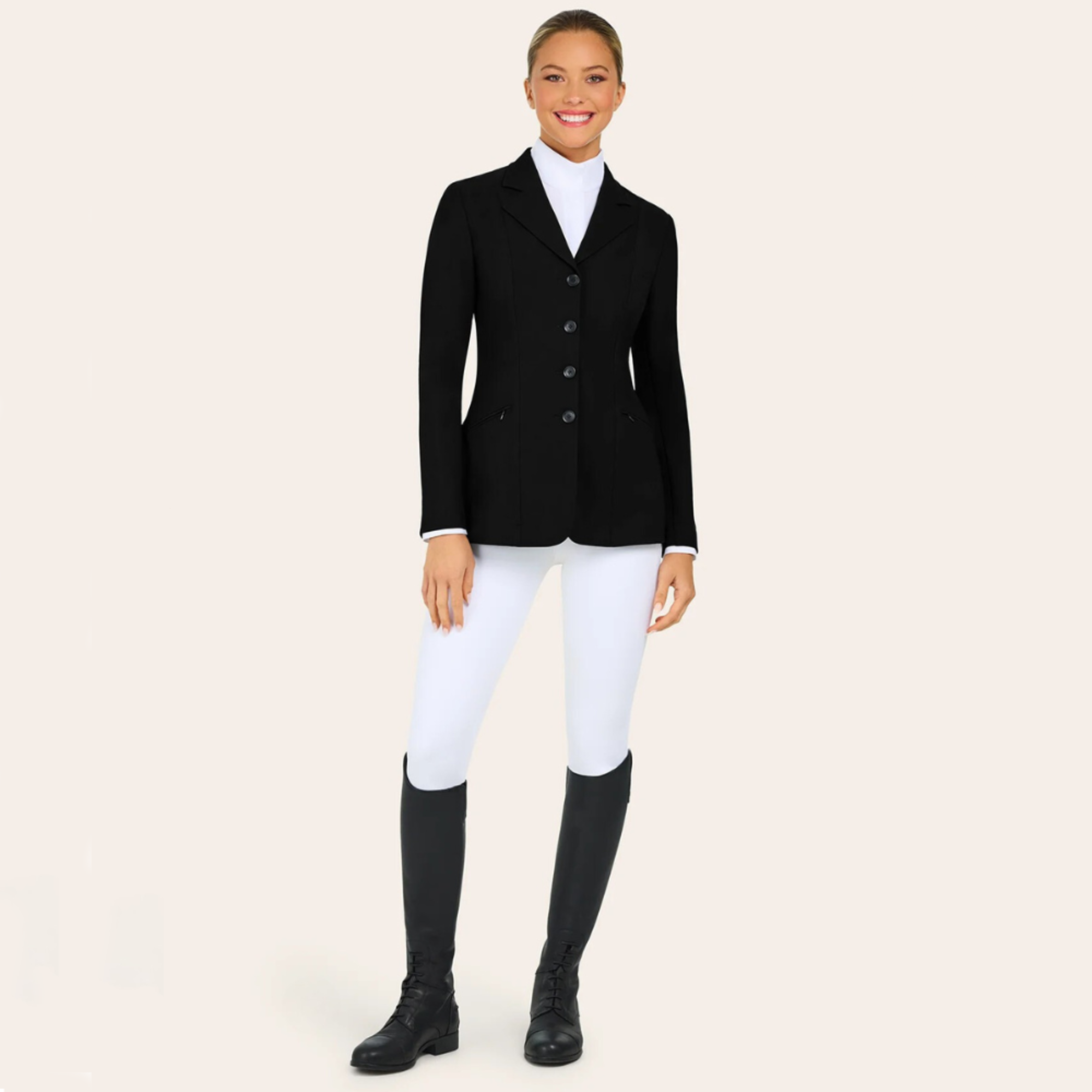 R.J. Classics NEW Victory Orange Label Show Coat, Black