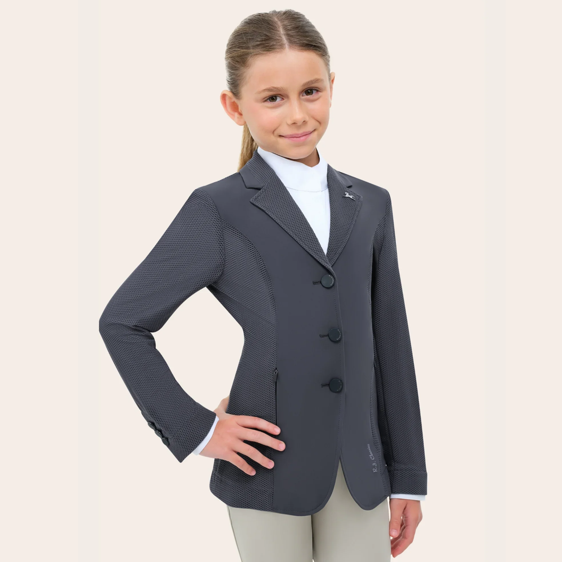 R.J. Classics Harmony Evo Jr. Mesh Show Coat, Odyssey Grey