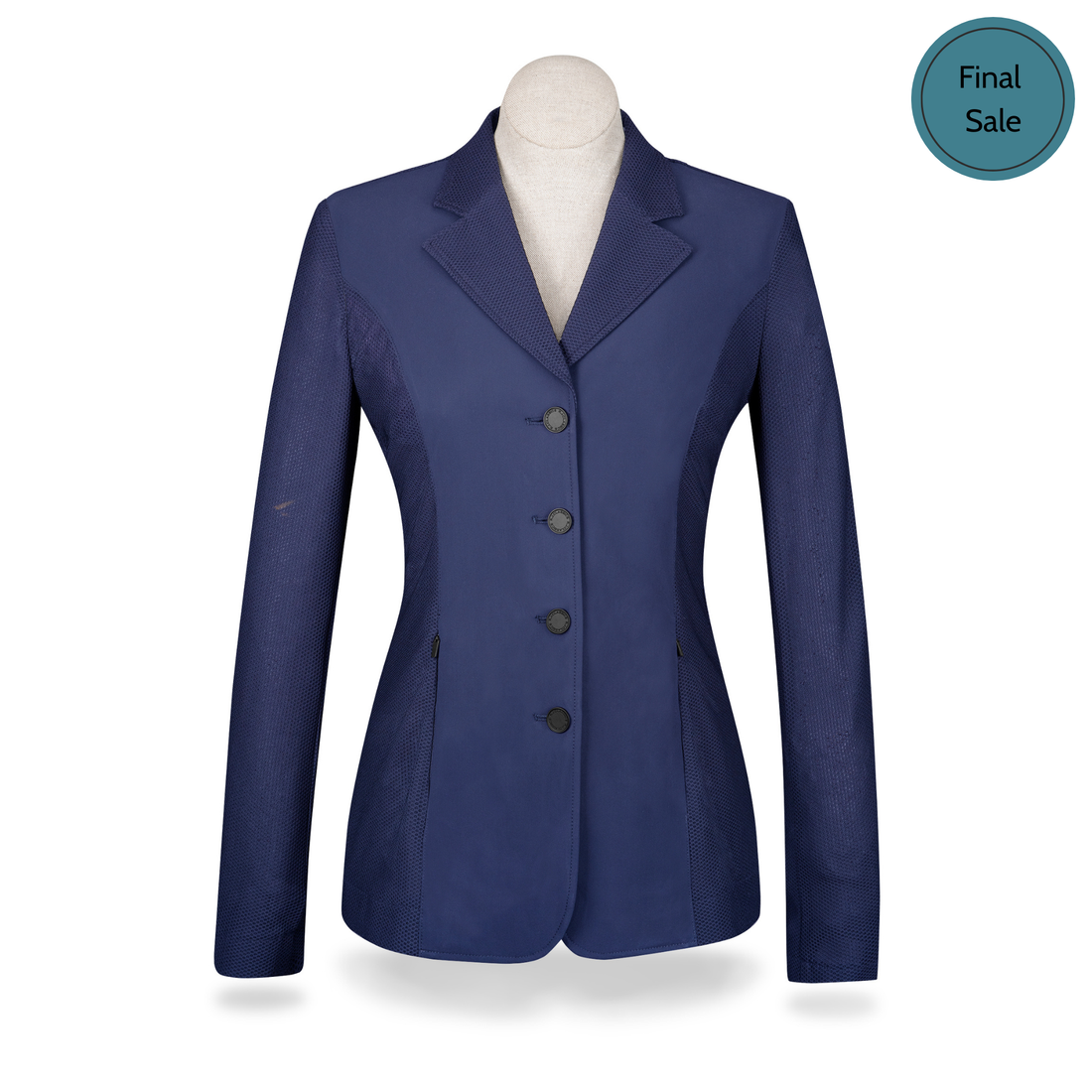 R.J. Classics Melody Mesh Dressage Coat, Twilight Blue