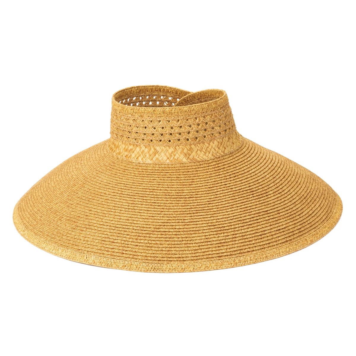 San Diego Hat Company Everyday Full Coverage - Wide Brim Roll Up Visor