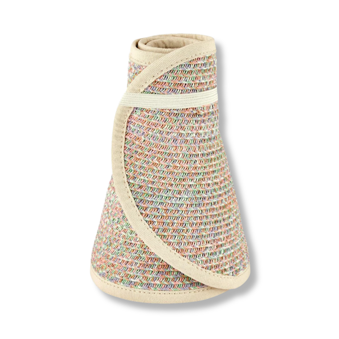 San Diego Hat Company Signature Ultrabraid Large Brim Visor, Mixed Pastels