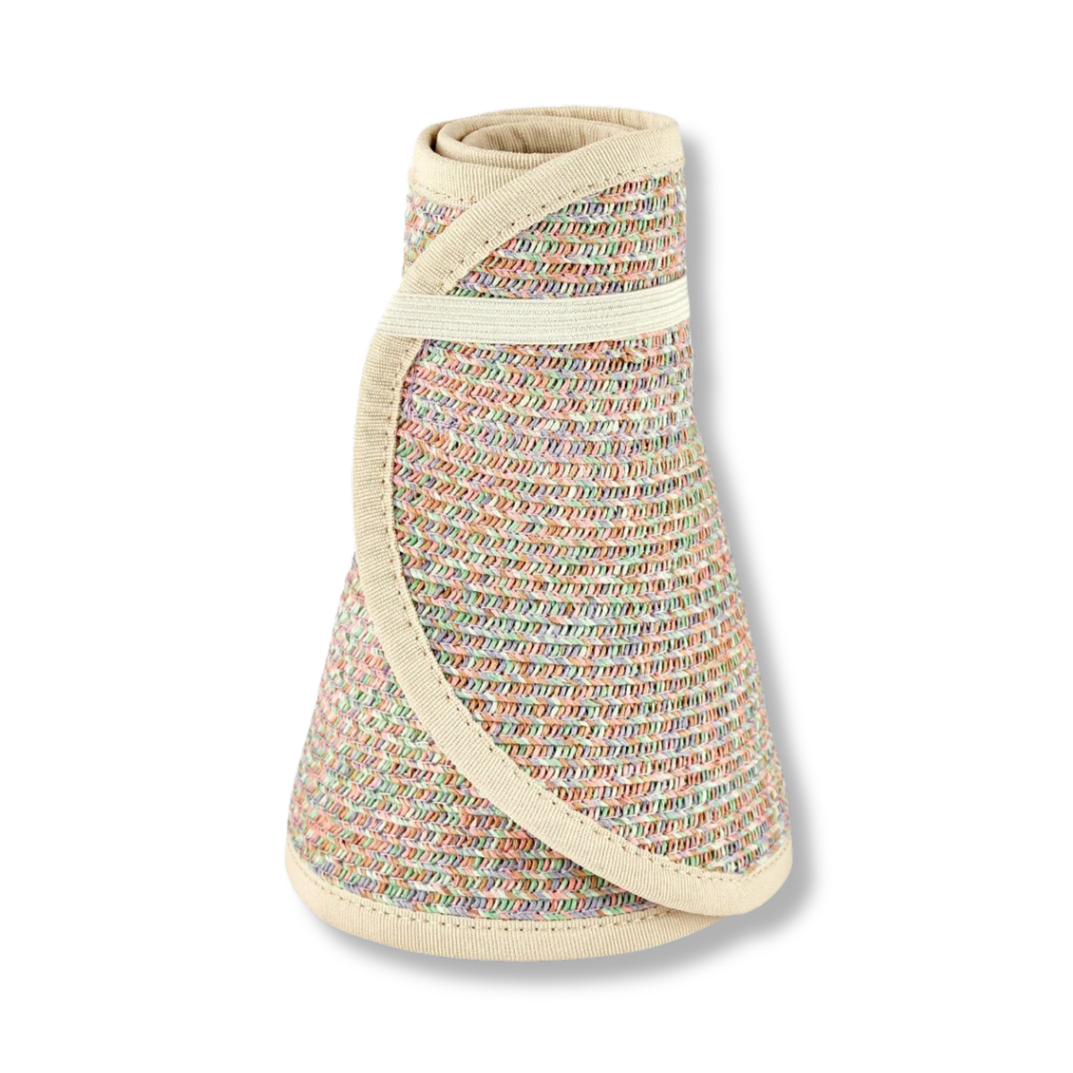 San Diego Hat Company Signature Ultrabraid Large Brim Visor, Mixed Pastels