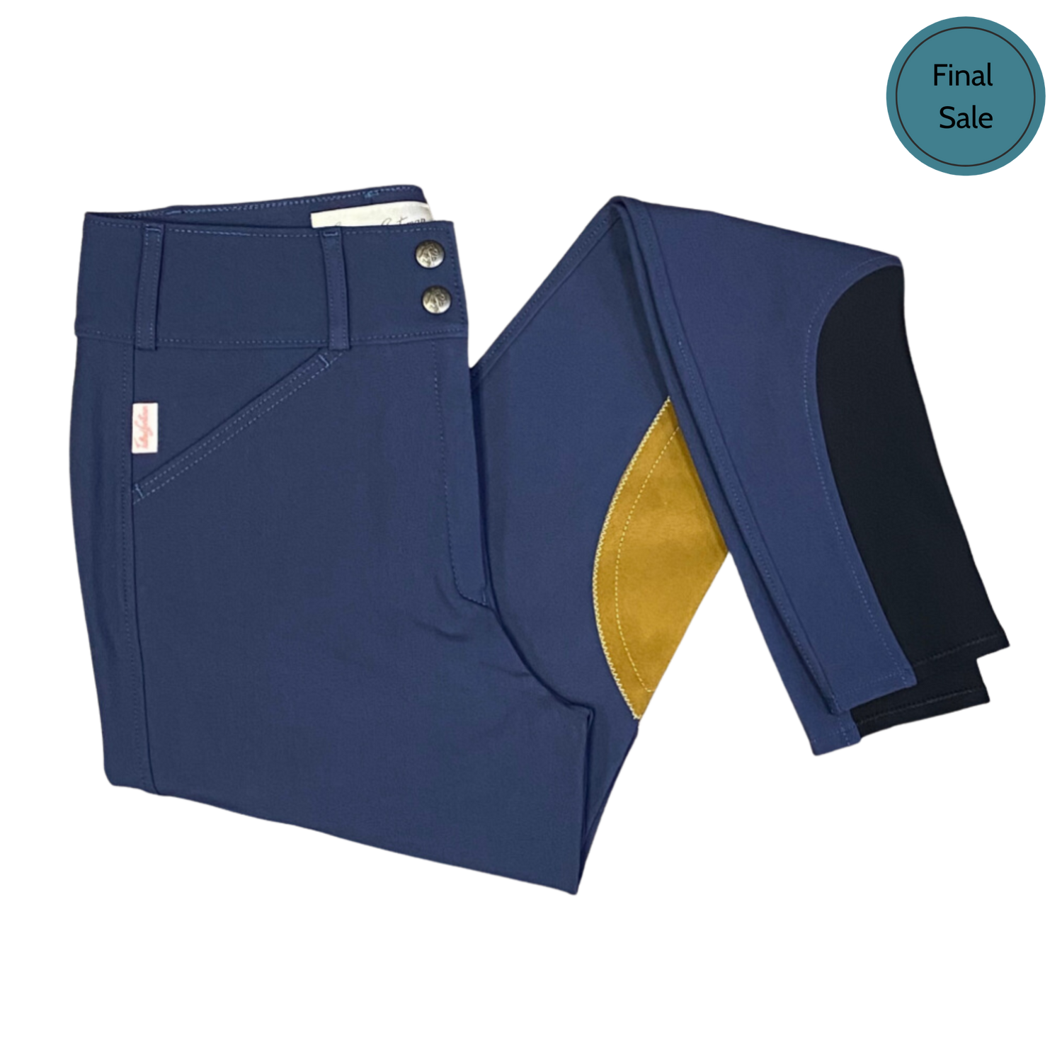 Tailored Sportsman Trophy Hunter, Mid Rise Front Zip Boot Sock, Moody Blue