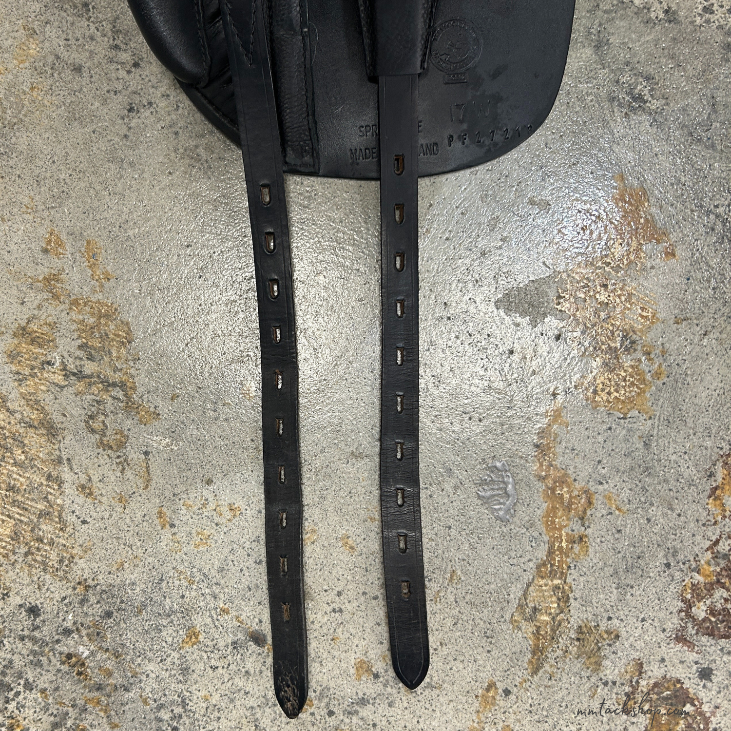 Used 17&quot; Black Country Eloquence Dressage Saddle