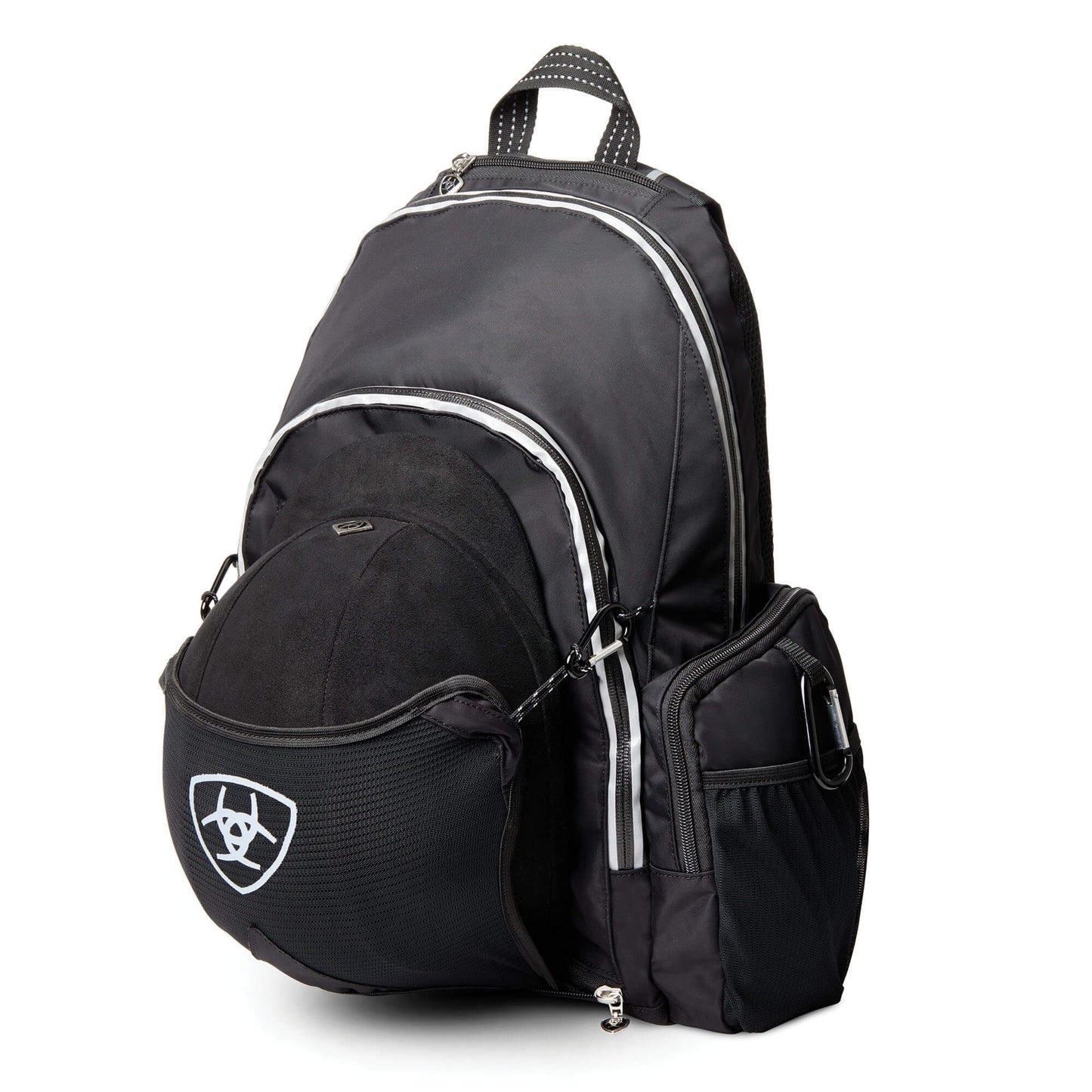 Ariat® Ring Backpack, Black & Grey