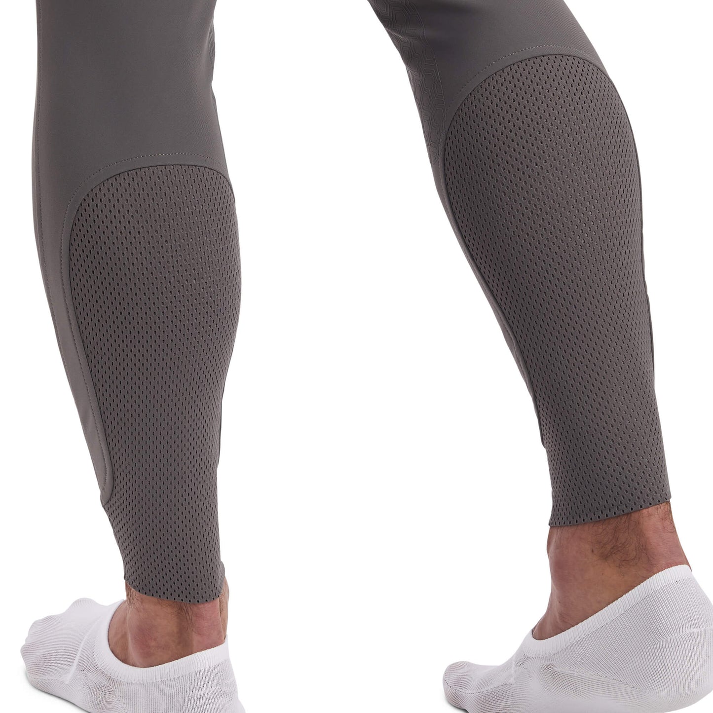 Ariat® Men's Tri Factor Grip Knee Patch Breech, Plum Grey
