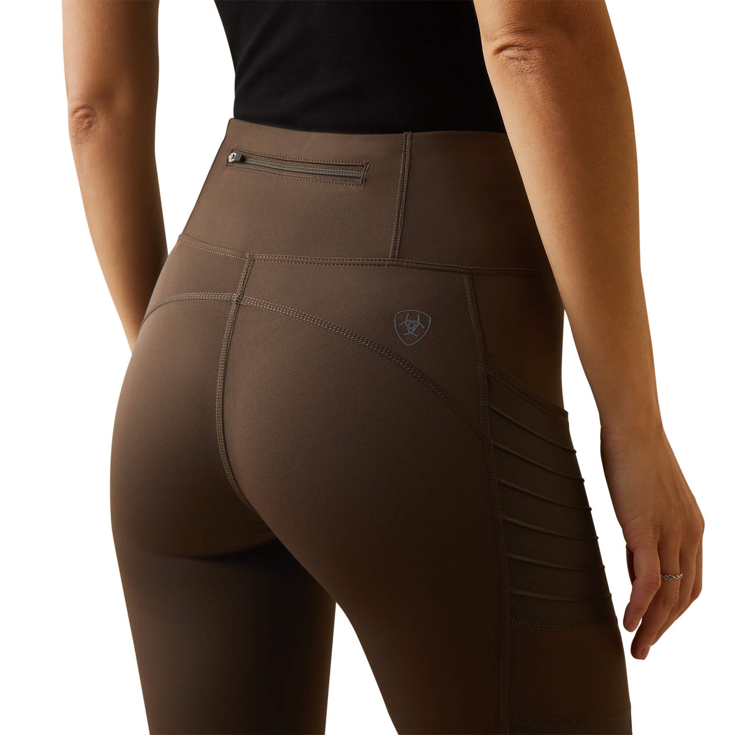 Ariat Eos Moto Knee Patch Tight, Banyan Bark – M & M Tack Shop