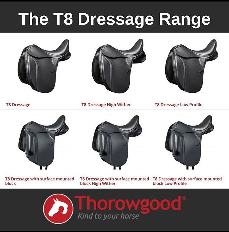Thorowgood T8 Dressage Saddle