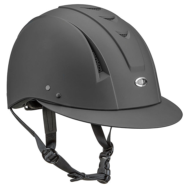 IRH Matte Black Equi-Pro Deluxe Schooling Helmet with Sun Visor