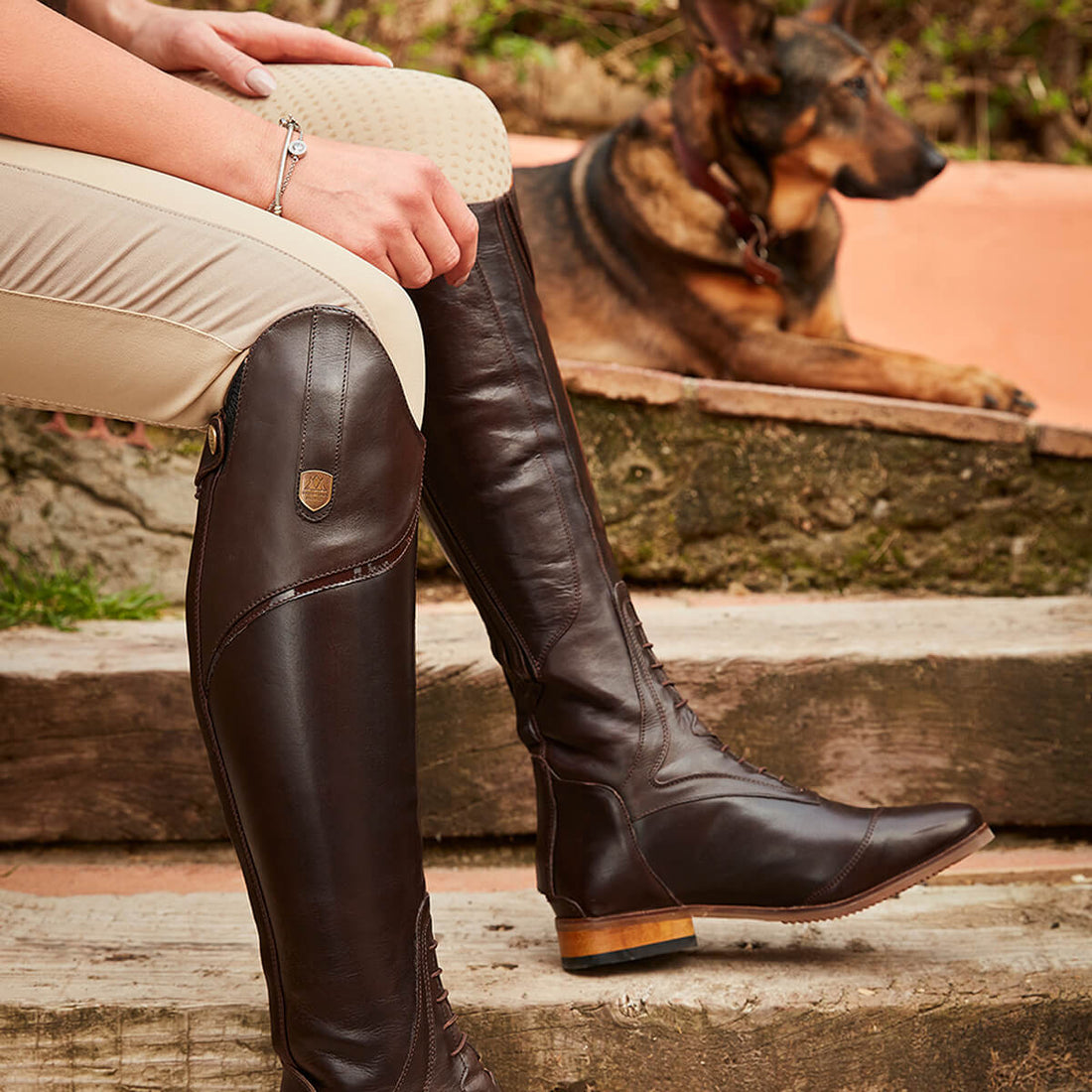 Mountain Horse® Sovereign Field Boot,  Dark Brown