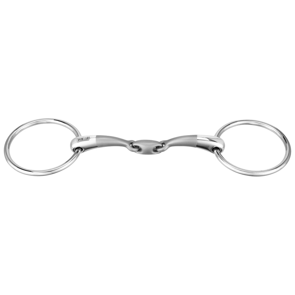 Herm Sprenger Satinox Double Jointed Loose Ring Snaffle, 14mm