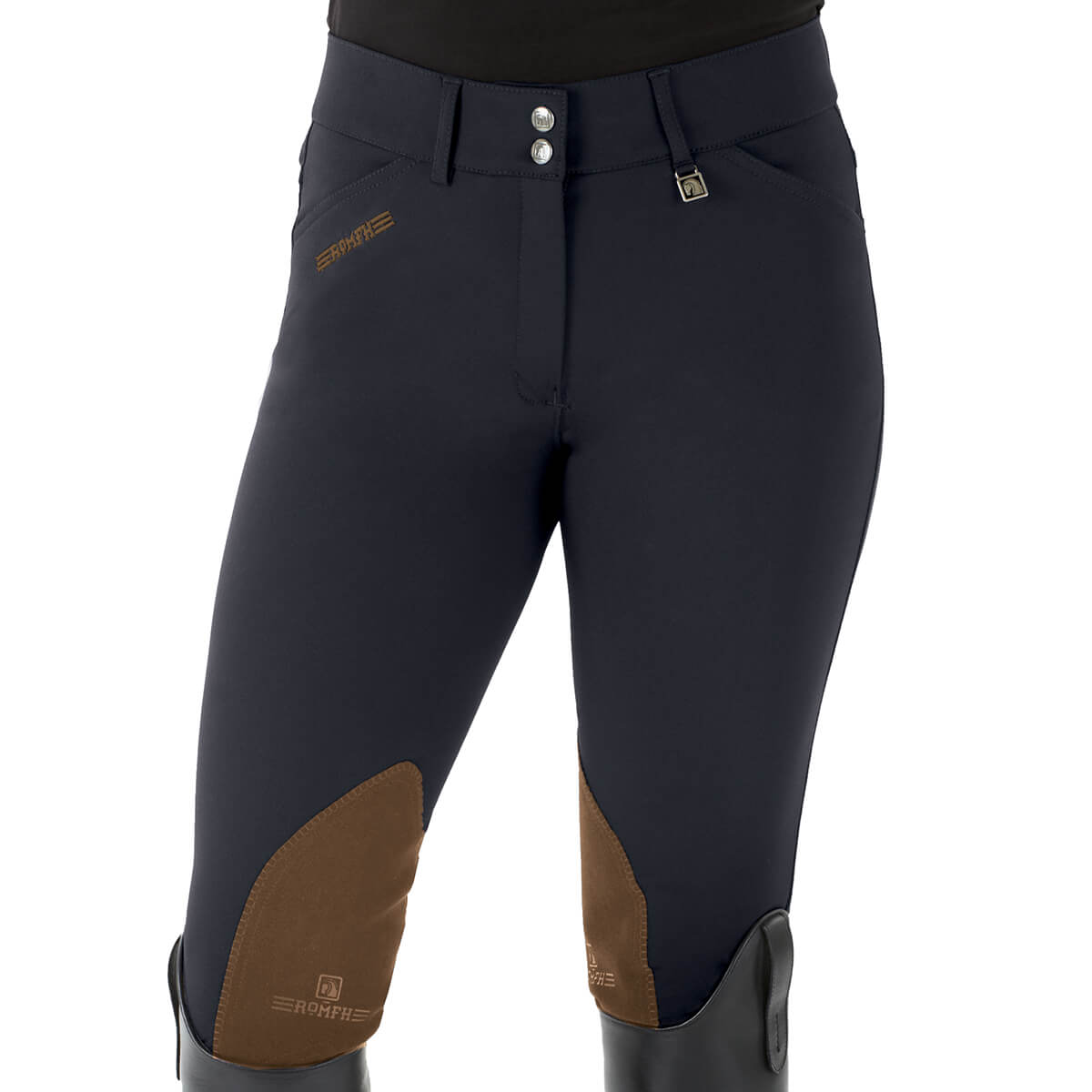 Romfh Sarafina Euroseat Knee Patch Breeches, Greystoke