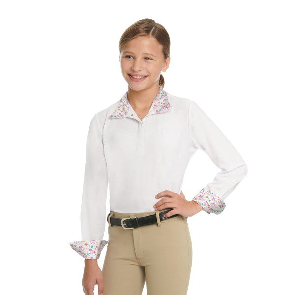 Ovation® Ellie Child's Tech Show Shirt,  Apple Jax