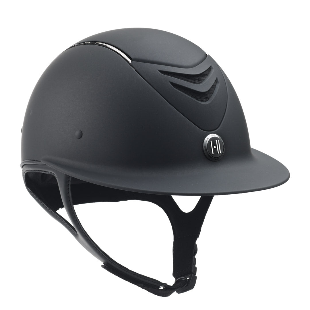 One K Defender AVANCE Wide Brim LONG OVAL Helmet with Chrome