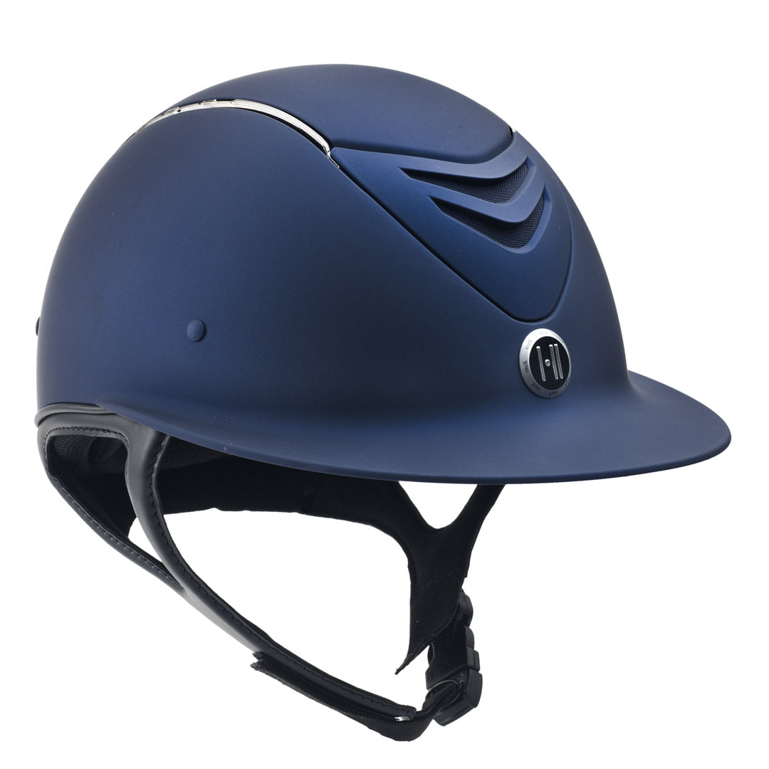 One K Defender AVANCE Wide Brim LONG OVAL Helmet with Chrome