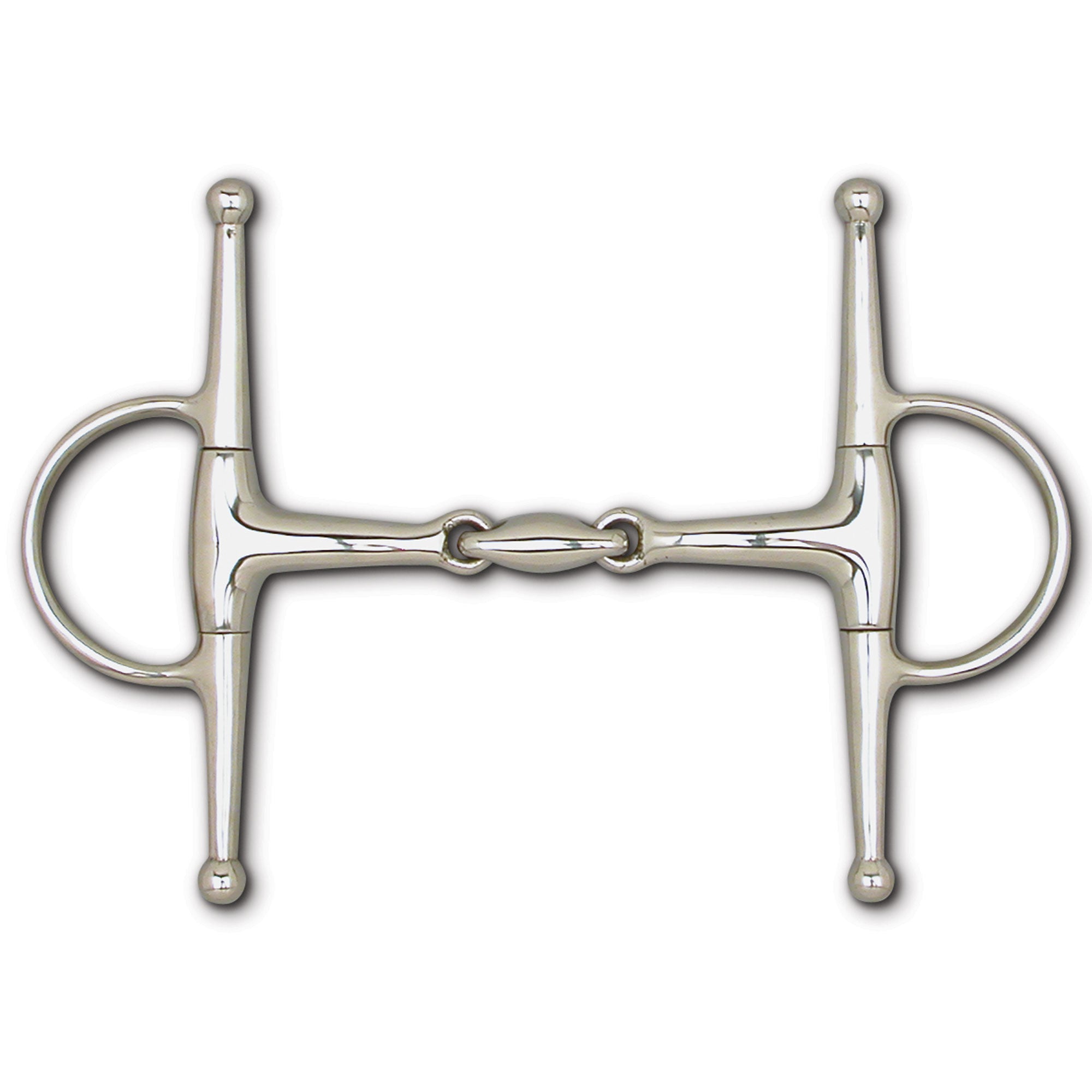 Full Cheek Stainless Steel 16mm 3-Piece Snaffle