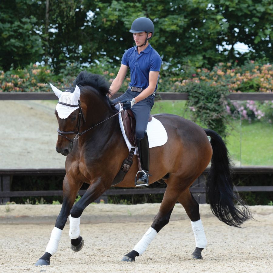 WeatherBeeta Prime Jump Saddle Pad,  White