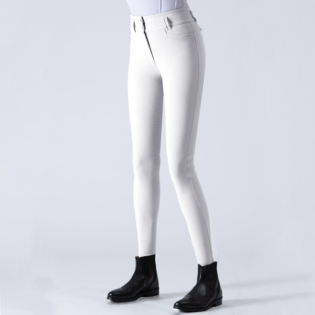 Ego7 CA High Waist Dressage Breech,   White