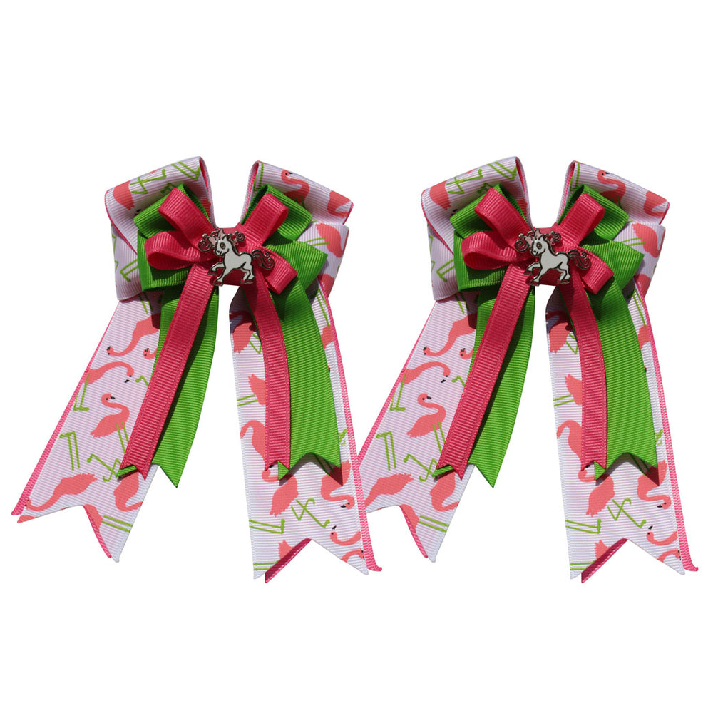 Belle & Bow "Flamingo" Show Bows